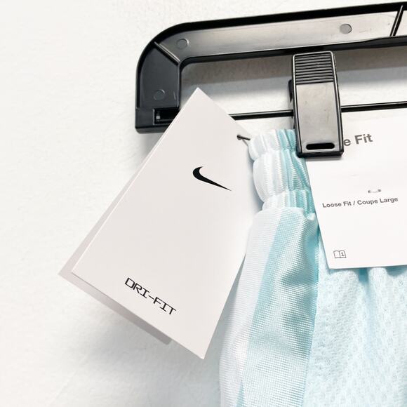 Nike Dri-Fit Elite 23 Big Kids' Basketball Shorts Light Blue Boys Size Large - Picture 3 of 5